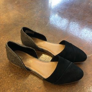 Toms Women’s Jutti Dorsay Suede Flats